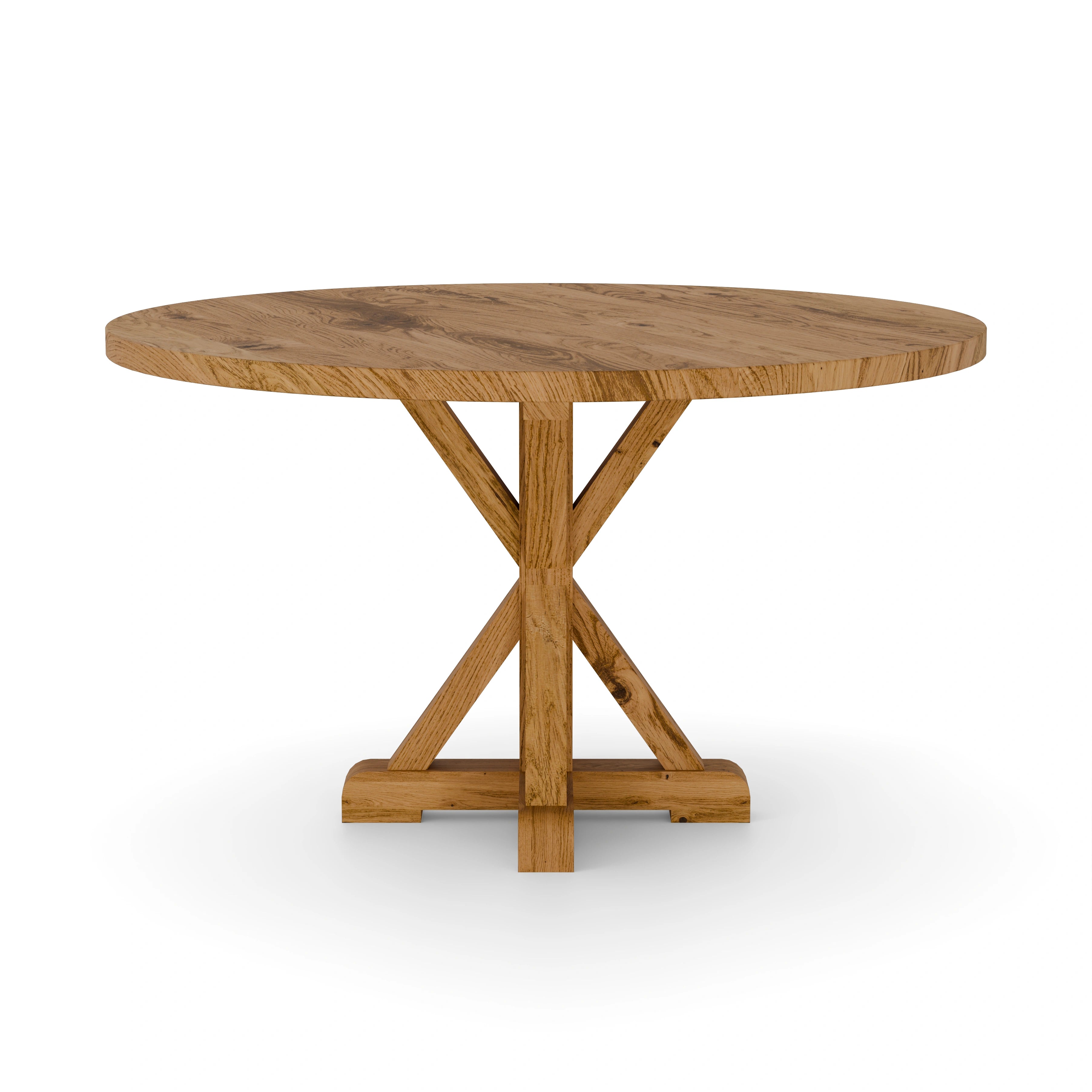 Rustic Round Dining Table (52", 60", 72")