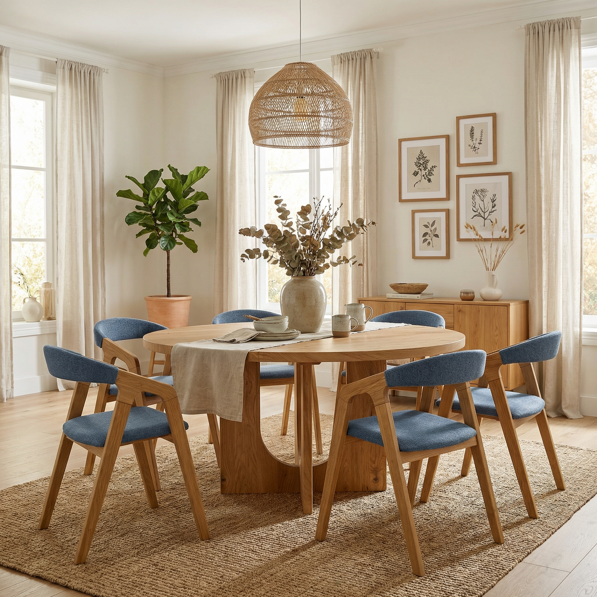 【良品】Hommage Dining Chair Bridge Dining Chair | Handcrafted Solid Wood Modern Seating in