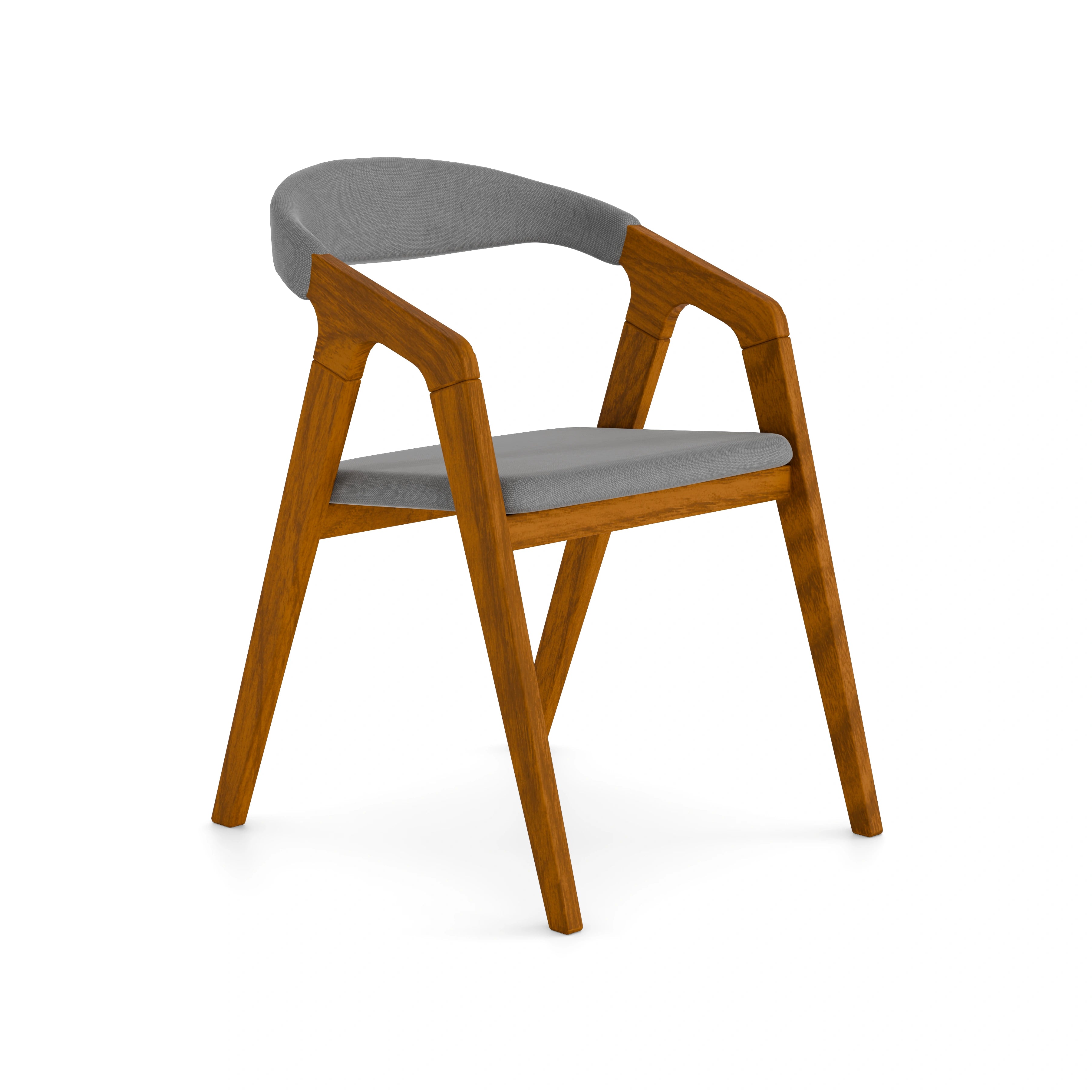 Bridge Dining Chair (Mid-Century / Stone)