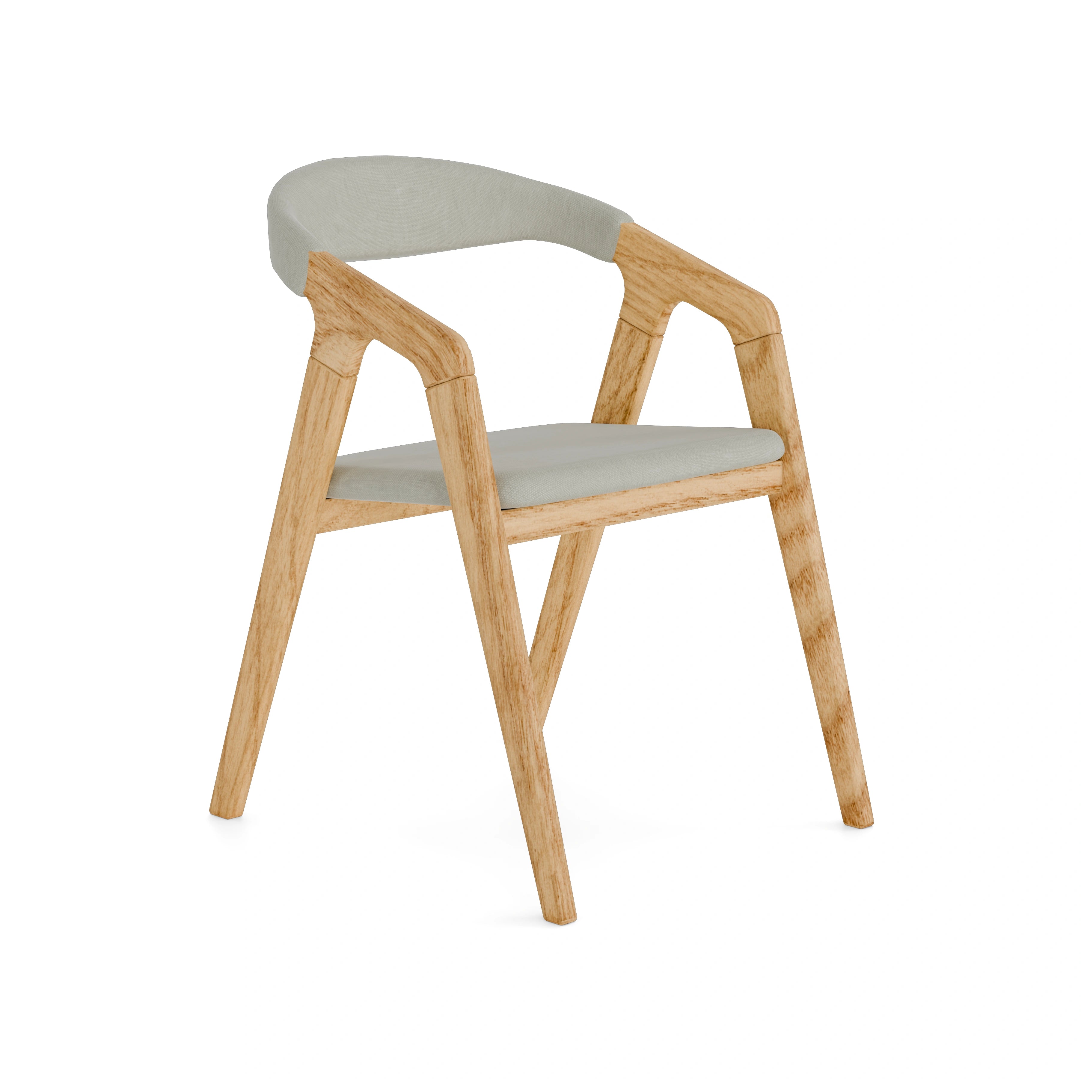 Bridge Dining Chair (Olive Ash / Beige)