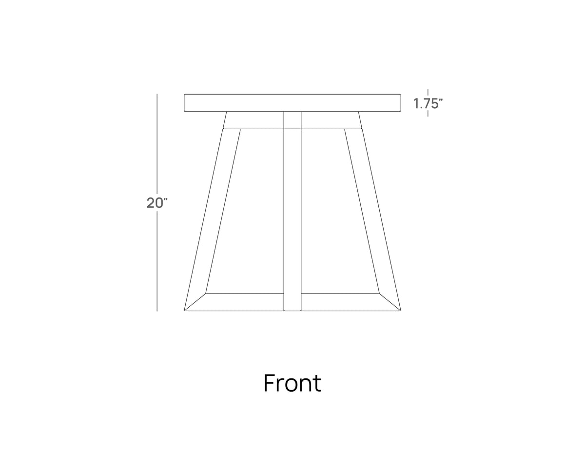 Steel Side Table: functional mix – Verdant Furniture