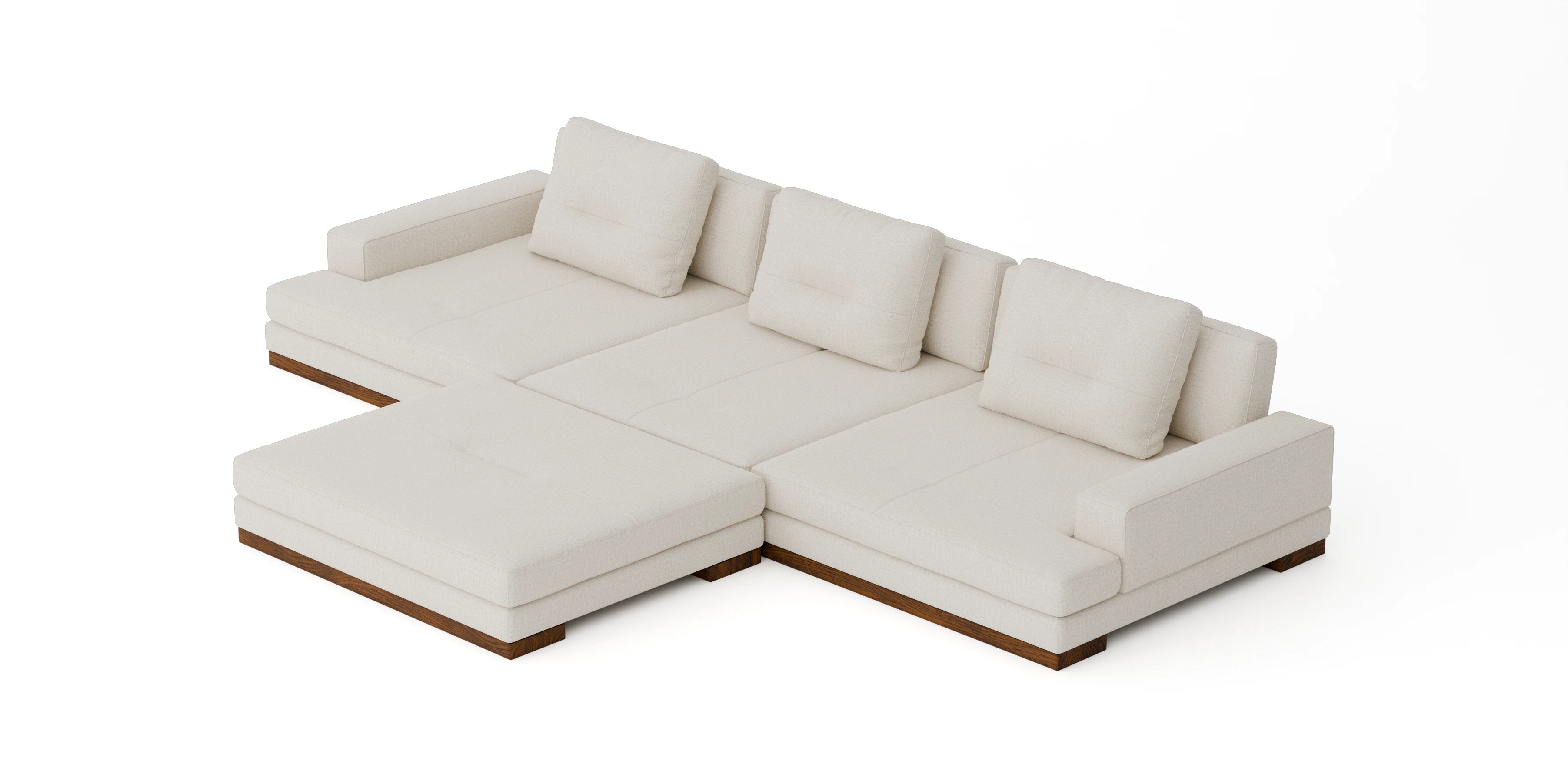 3 - Seater Sofa with Ottoman