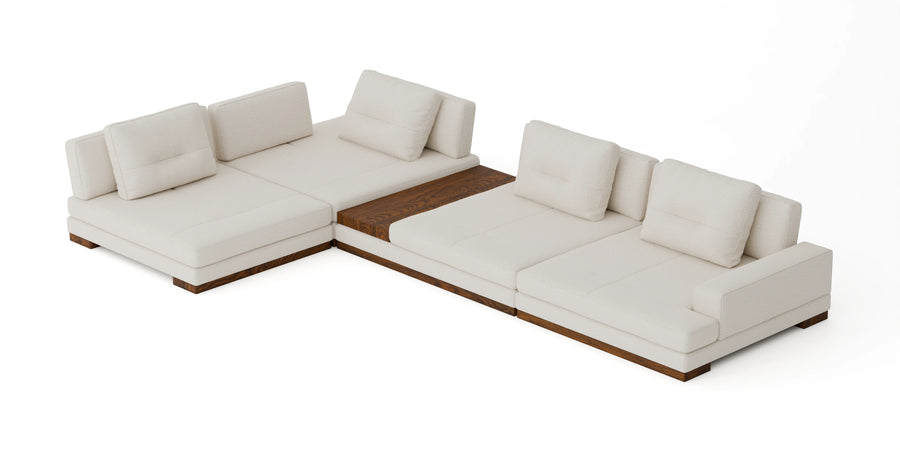Left - Facing Sectional with Table