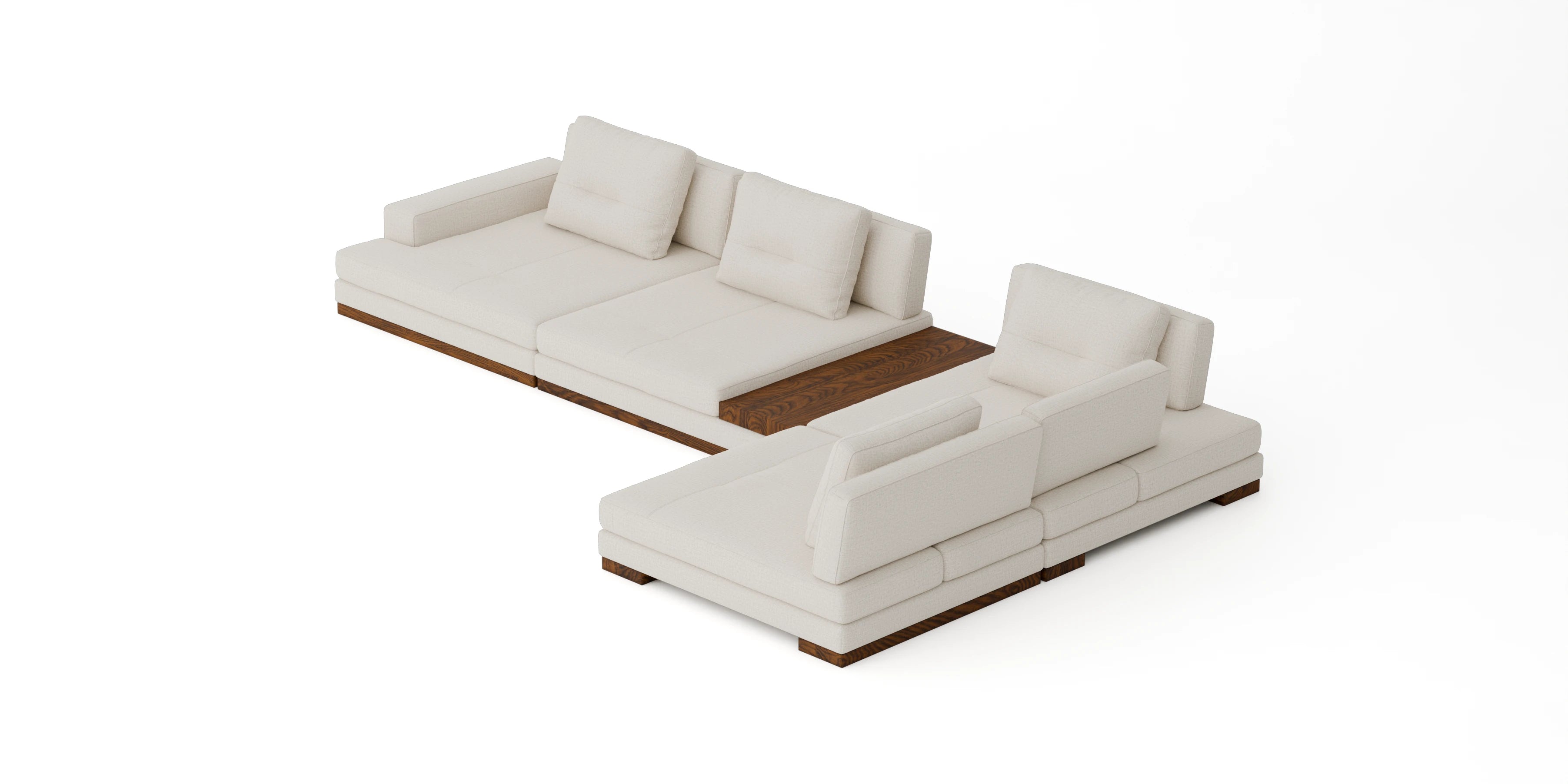 Right - Facing Sectional with Table