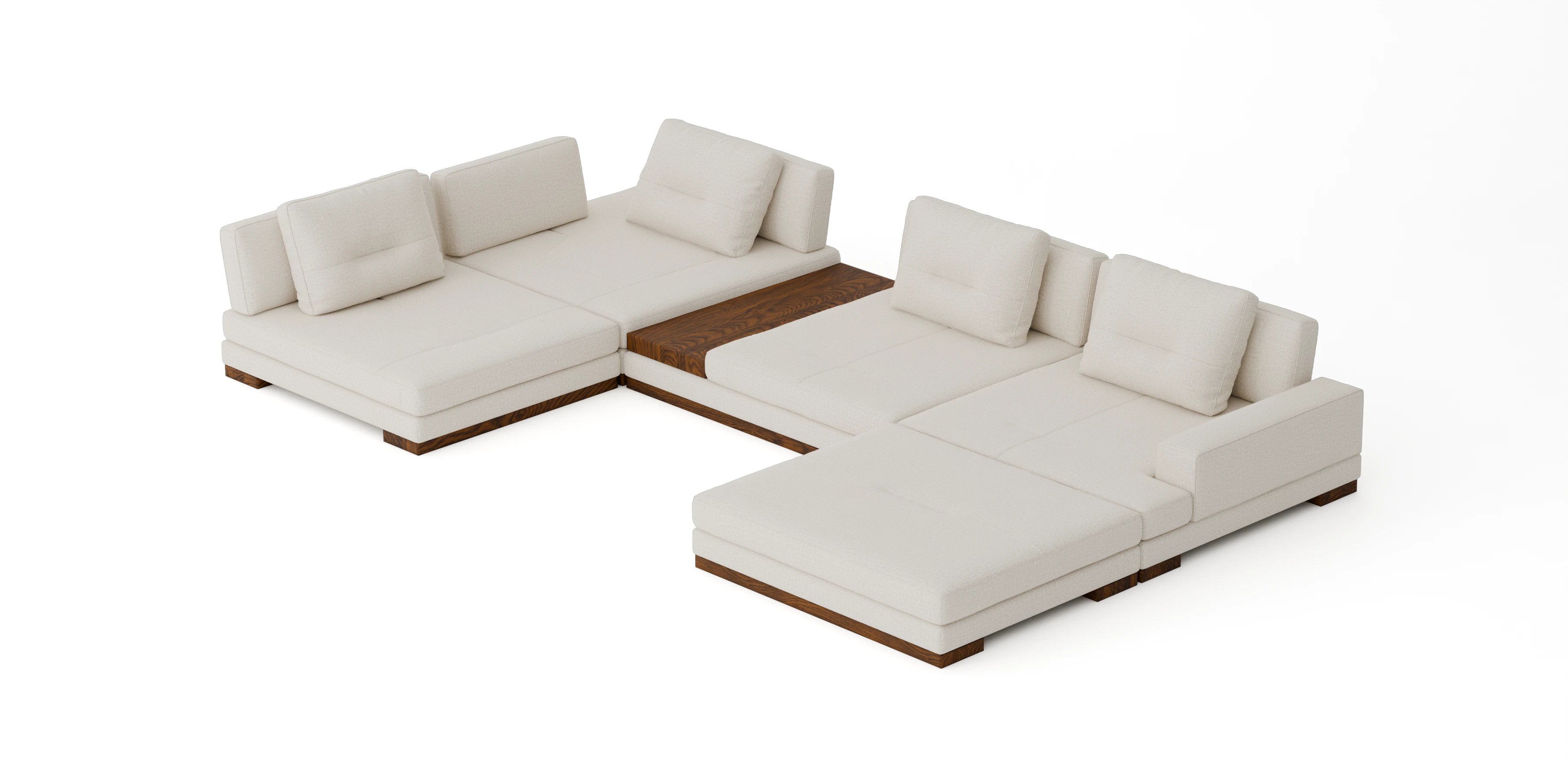 U - Shaped Sectional Right