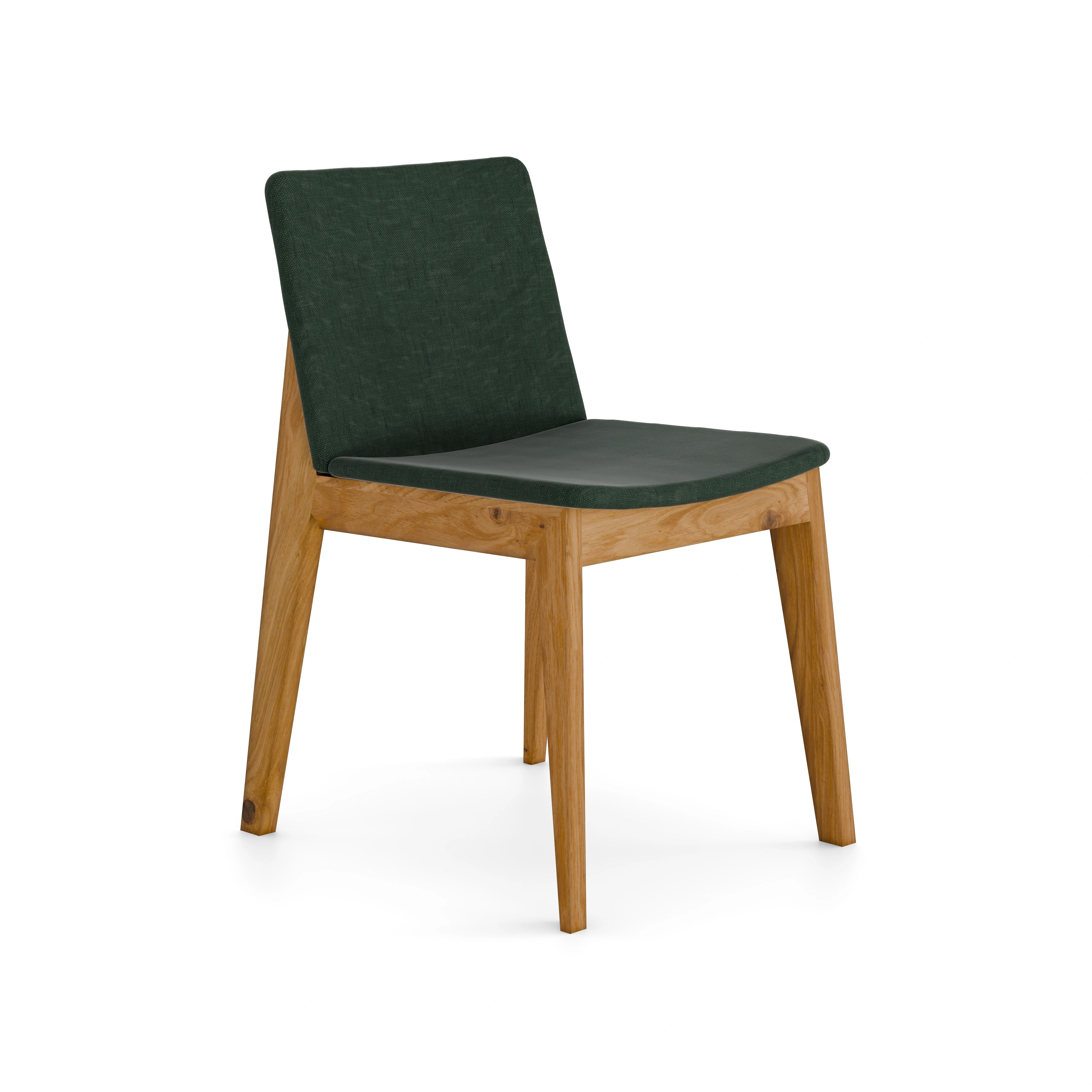 Harlton Dining Chair (Natural Oak / Moss)