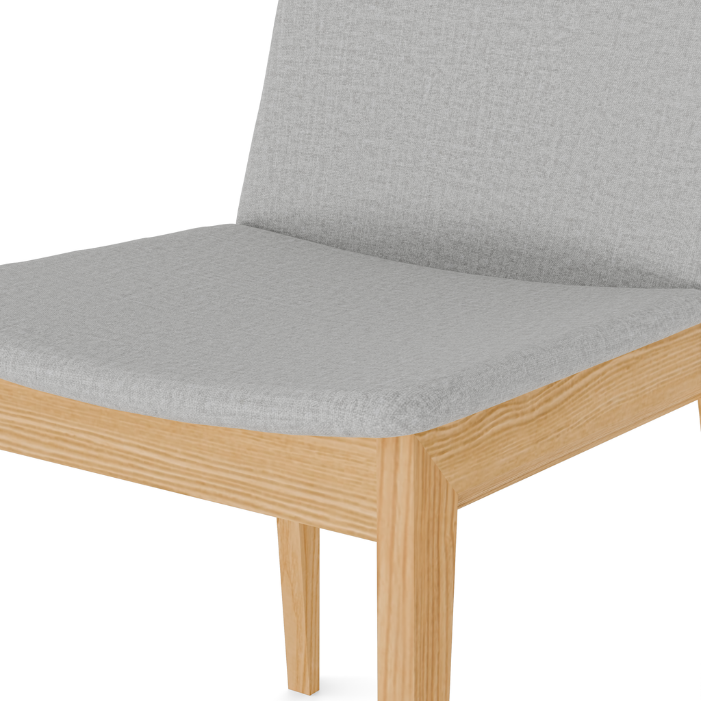 Olive Ash chair texture – beige seat and joinery craftsmanship