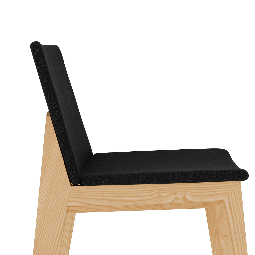 Olive Ash Harlton Chair angled shot highlighting light-dark contrast
