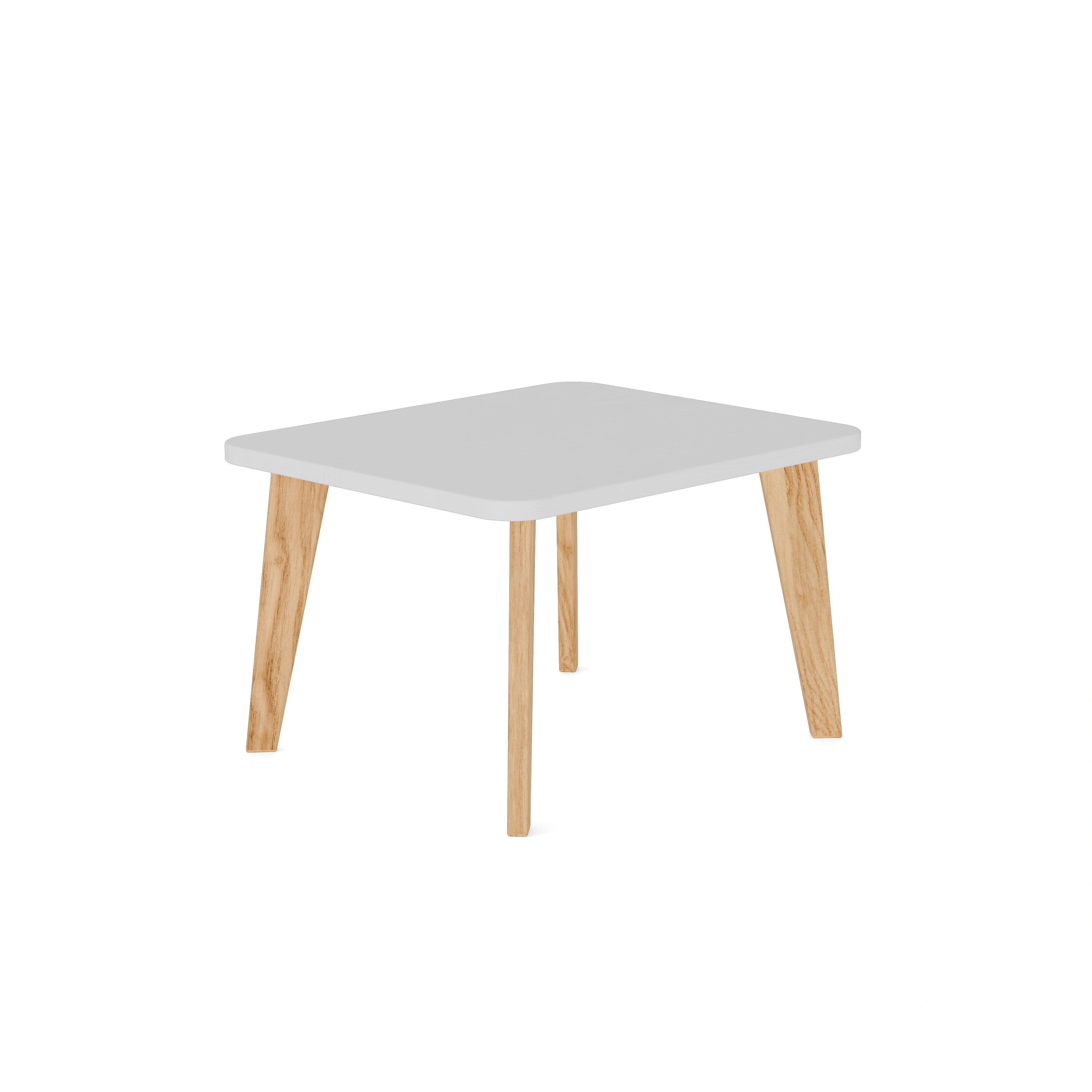 Scout Kids Play Table in Natural and White wood finish by Verdant Furniture