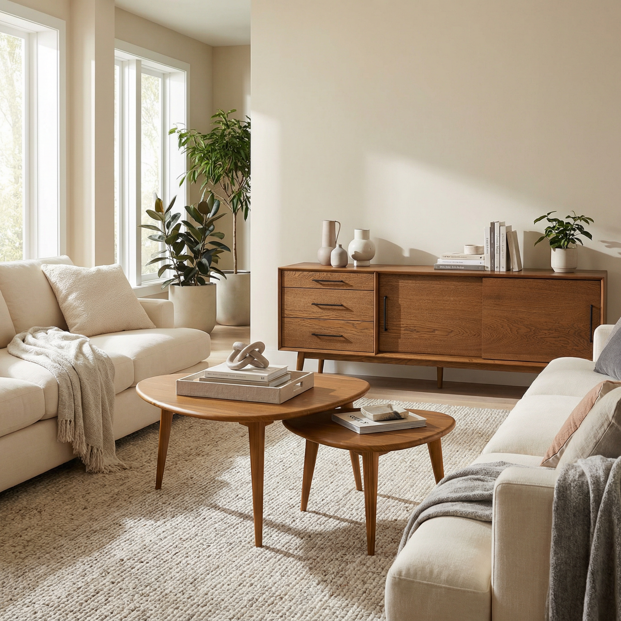 Fender & Gibson Coffee Table | Modern Solid Wood Design| Verdant
