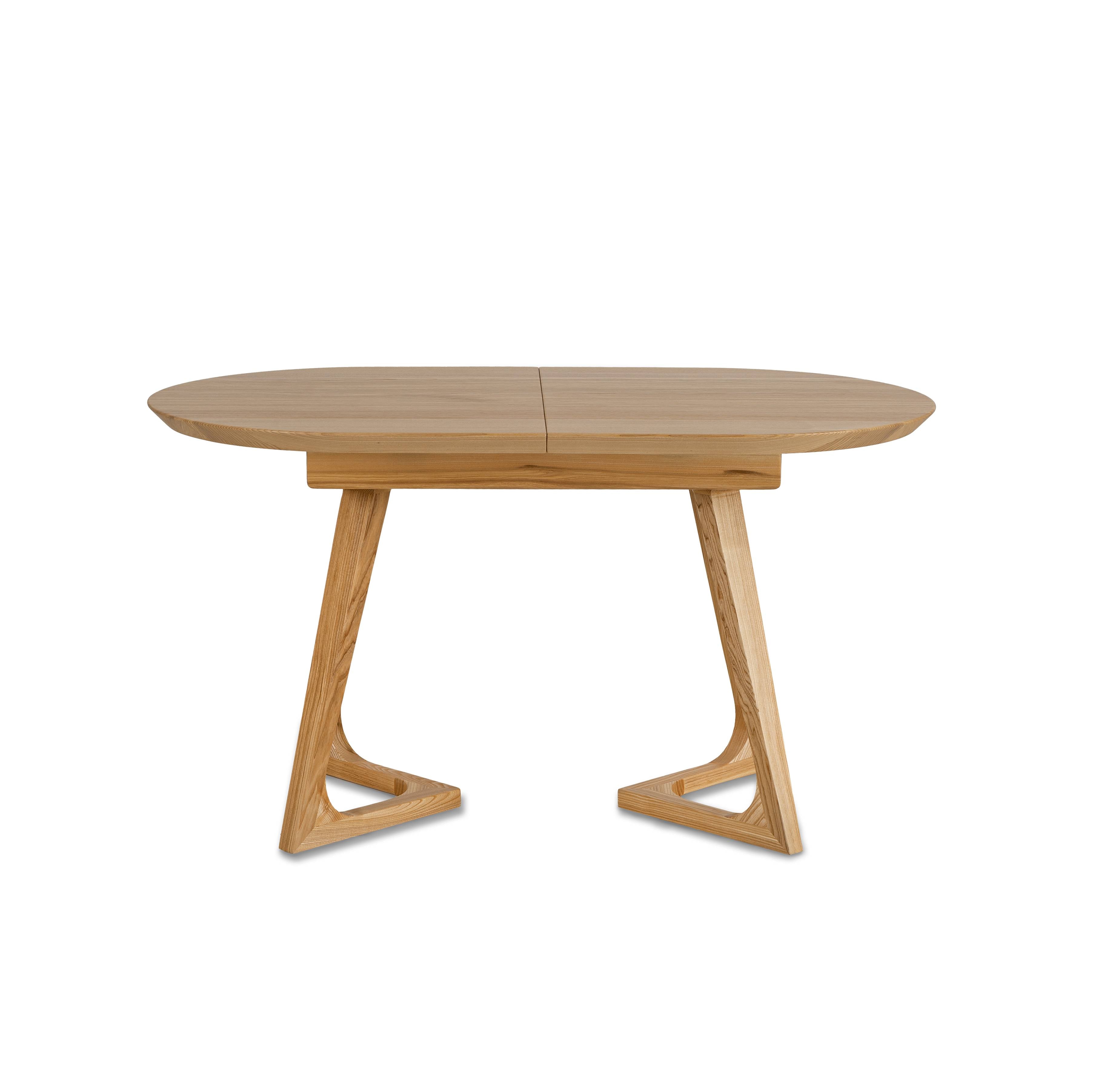 Side view of Harlton dining table - Verdant