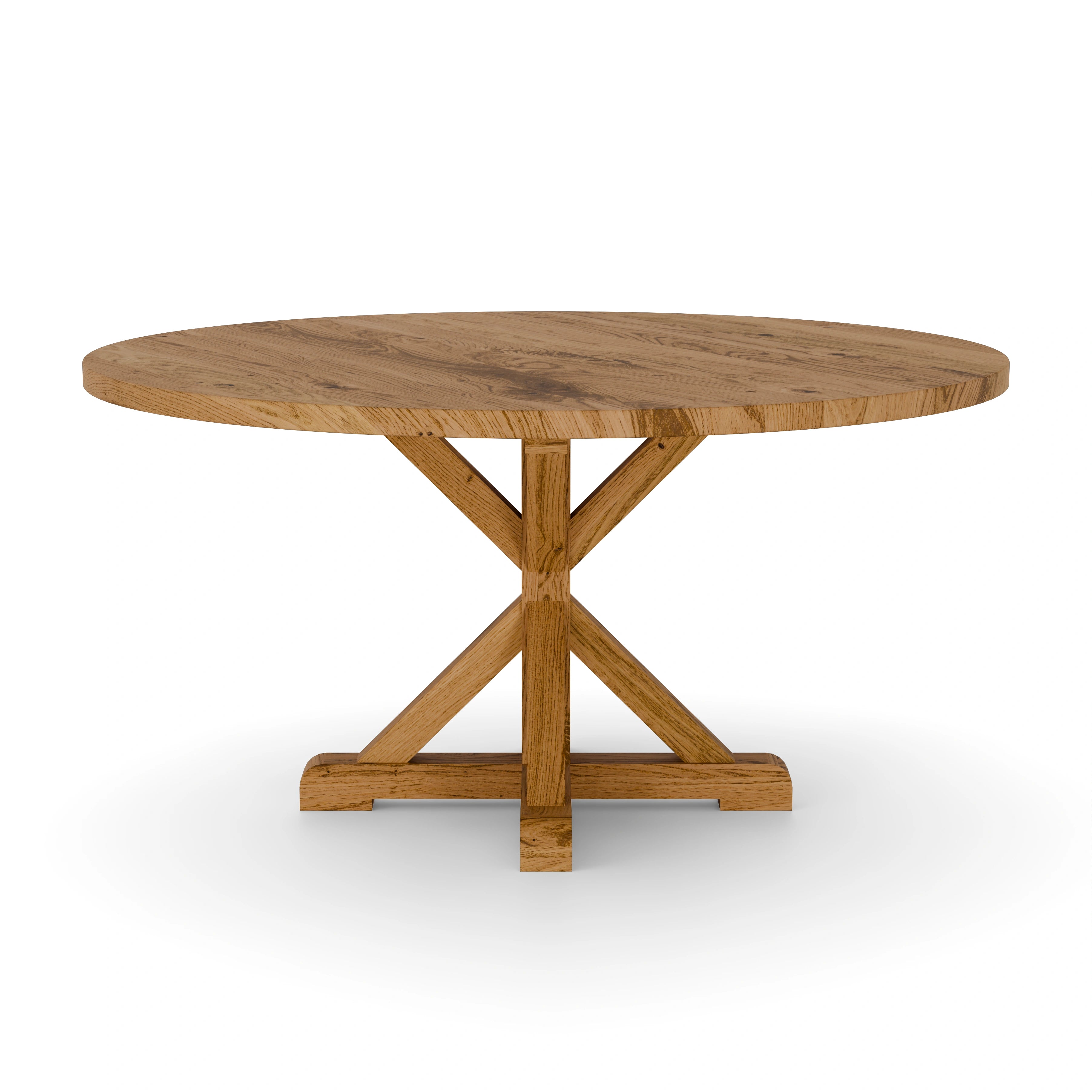 Rustic Round Dining Table (52", 60", 72")