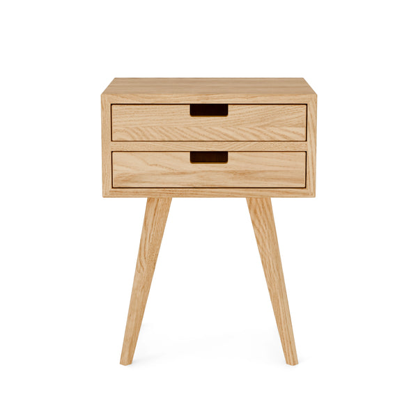 Skandi 2 Drawer Closed Nightstand (18