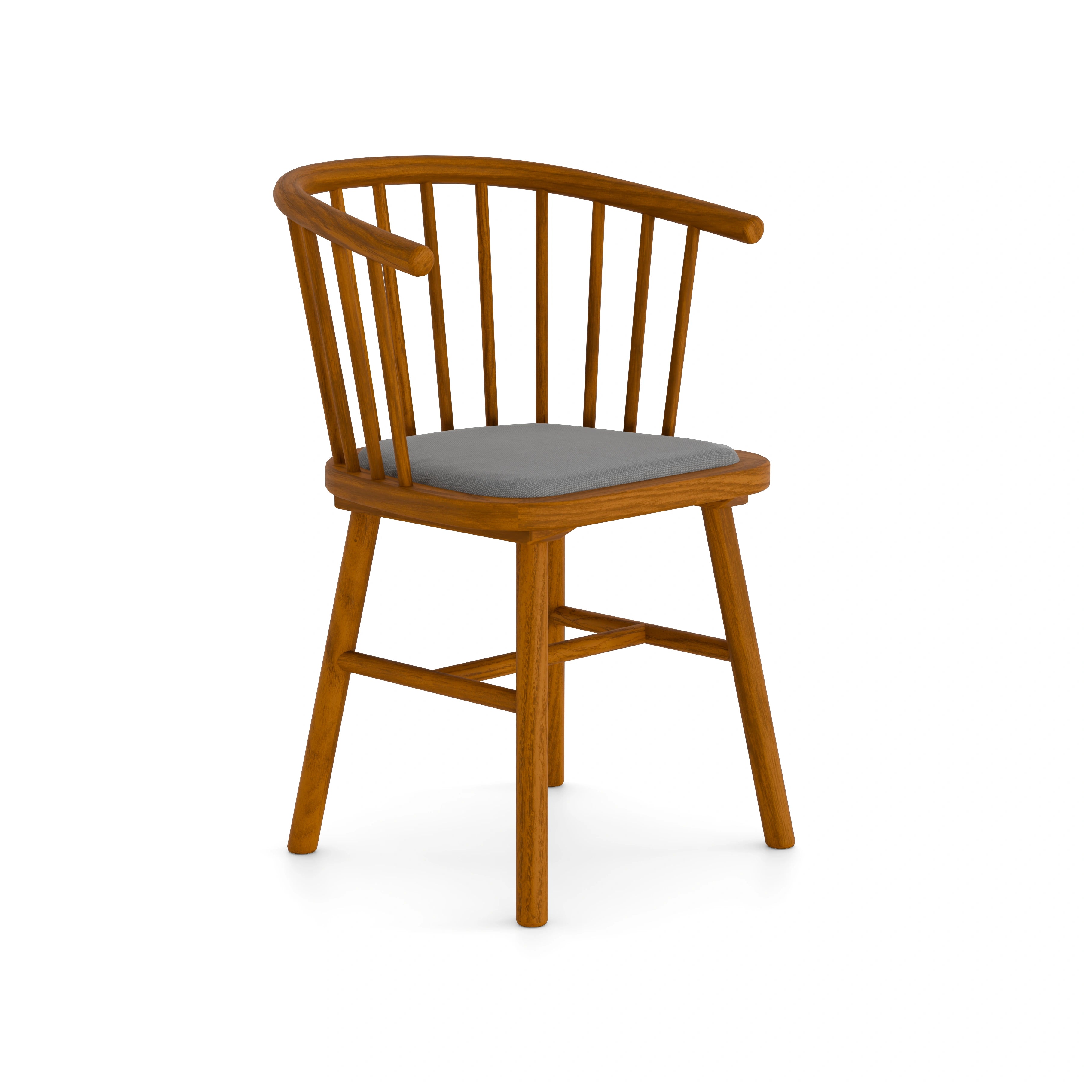 Skandi Dining Chair (Mid-Century / Stone)