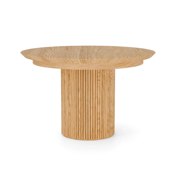 Tube Round Extendable Dining Table (48