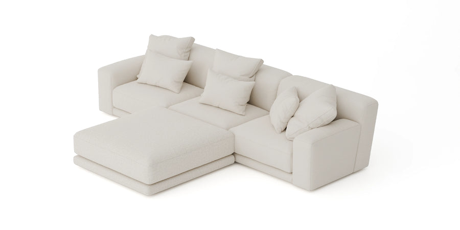 Tutto 3 - Seater Sofa with Ottoman